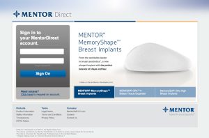 Mentor Worldwide LLC - MentorDirect.com Physician Portal